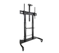 TooQ Ares Soporte de Suelo con Ruedas con Regulación de Altura para Pantallas 60"-100