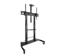 TooQ Ares Soporte de Suelo con Ruedas con Regulación de Altura para Pantallas 60"-100"