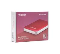 TooQ - Caja externa para discos duros 2.5"" SATA I/II/III a USB 3.1 Gen1 con UASP - TQE-2528R