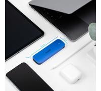 CAJA EXTERNA TOOQ M.2 NVMe USB3.1 GEN2 ALUMINIO AZUL