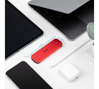 TooQ - Caja externa para SSD M.2 NVMe, Rojo