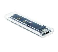 TOOQ TQE-2200 - Caja Externa para SSD M.2 NGFF/NVMe,Carcasa Transparente, RGB