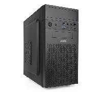 TOOQ TQC-4701-SP - Caja Minitorre Micro-ATX “ISOBOX Ultra”, Fuente de alimentación ATX 500W, 2xUSB-A 3.0, 1xUSB-A 2.0, 1xUSB-C, Audio HD, Micrófono