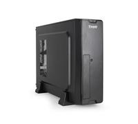 TOOQ TQC-3007U3C - Caja Slim Micro-ATX/Mini-ITX, Lector de Tarjetas SD/TF, Incluye Fuente de Alimentación Micro-ATX/SFX 500W, Color Negro