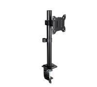 TooQ Soporte de mesa para monitor DB1130TN-B – Giratorio, inclinable, hasta 10 kg – Negro