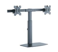Soporte de Sobremesa para 2 Monitores TooQ DB1727TN-B/ Giratorio/ Inclinable/ hasta 6kg