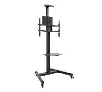 TooQ Soporte de suelo FS1184M-B inclinable con ruedas para TV 35-70" hasta 70 kg