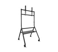 TooQ iDREAMS FS20206 De Suelo Con Ruedas Nivelable 37-86" Hasta 80kg Negro