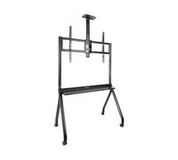 Soporte de suelo con ruedas tooq fs20208m-b para tv de 55-100'/ hasta 120kg