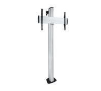 TooQ Soporte de suelo TV FS2270M-B 37-70 pulgadas Carga máx. 70 kg Fijo 90º Aluminio Plata