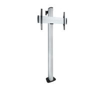 TooQ Soporte de suelo TV FS2270M-B 37-70 pulgadas Carga máx. 70 kg Fijo 90º Aluminio Plata