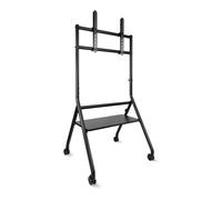 TooQ iDreams Soporte de Suelo con Ruedas para TV 86" VESA 600x400 Max 80Kg Negro