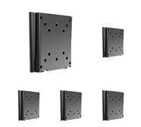 TooQ LP1023F-B - Soporte Fijo de Pared para Monitor, 13" a 27" (Paquete de 5)