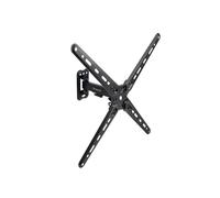 TOOQ LP1355TN-B - Soporte de Pared, Inclinable y Giratorio para Pantallas 13"-55", Rotatorio, hasta 25 kg de Peso, Compatible con Pantallas Curvas, Color Negro
