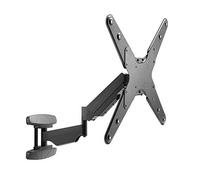 Soporte de Pared Tooq Tilt e GiRatónrio 3 Pivots 23" a 55" Max. 30kg Negro