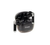 TooQ Onyx TQBWH-0054B Auriculares Inalámbricos Bluetooth con Estuche de Carga Negros