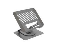 TOOQ PH-Dafne-G - Soporte Elevador con rotación 360° y Ajustable, para Dispositivos de 11”-17”, Color Gris Oscuro