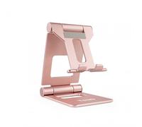 TOOQ PH-KEOPS-OCASO - Soporte de sobremesa Ajustable para teléfono/Tablet hasta 10”, Rosa Velvet