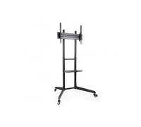 TooQ RAMSÉS Soporte de Suelo con Ruedas para Pantallas 37"- 70", Negro