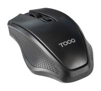 TooQ Ratón inalámbrico, 1600 DPI, 4 botones, Negro