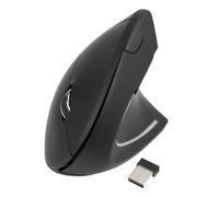 TOOQ TQMWG-1104-B - Ratón Inalámbrico Ergonómico Vertical 3200 dpi, 6 Botones, Negro