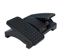 TooQ Reposapiés TQFR0605-B Ajustable en altura e inclinación Antideslizante Negro 430x320mm