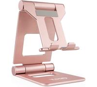 TooQ Soporte Ajustable para Smartphone/Tablet hasta 10" Rosa Velvet