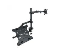 TOOQ DB1200TN-B Soporte de Mesa para Pantallas 13”-32” y portátil, Negro