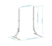 TooQ Soporte de mesa para pantallas 23”-75”