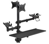 TOOQ TQPM0003 - Soporte de Mesa para Terminal de Venta POS/Impresora/Pantallas 17”-32”/Terminal/Lector/Teclado