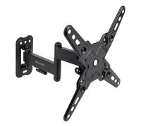 Soporte de Pared Tooq Tilt e Giratónrio 13" a 43" 66-274 mm Max. 20kg Negro