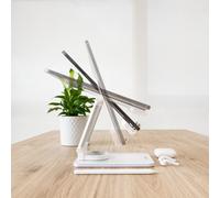 TooQ - Soporte de Sobremesa Ajustable para Móvil o Tablet de hasta 12,9”