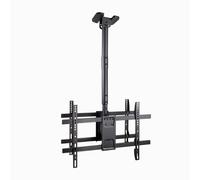 Tooq soporte de techo para 2 pantallas 43'-86', negro