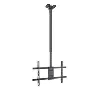 Soporte de Techo Giratorio/ Inclinable/ Nivelable TooQ LPCE1186TSLI-XL-B para TV de 43-86'/ hasta 60kg