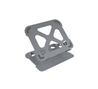 TooQ Soporte Elevador de Aluminio Ajustable Ergonómico para Portátiles, Gris
