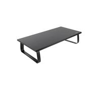 TooQ Soporte elevador de madera para monitores Negro