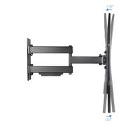 TooQ SOPORTE GIRATORIO E INCLINABLE PARA MONITOR / TV LCD, PLASMA DE 37-70, NEGRO