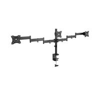 Soporte de mesa para 3x monitores/TVs 13~27 (negro) - TooQ