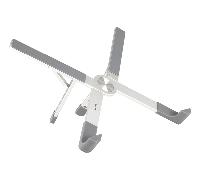 tooq soporte plegable dispositivos hasta 17 plata