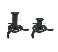 TooQ - SOPORTE UNIVERSAL DE TECHO GIRATORIO 360º PARA PROYECTOR NEGRO