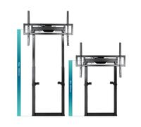 Soporte de Suelo/ Pared Eléctrico TooQ FSM01-B para TV 55-100'/ hasta 120kg