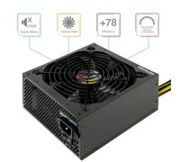Tooq tqapolo-650sp unidad de fuente de alimentación 650 w 20+4 pin at
