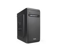 TOOQ TQC-4702-SP - Caja Minitorre Micro-ATX “DODEKA Ultra”, Fuente de alimentación ATX 500W, 1xUSB-A 3.0, 1xUSB-A 2.0, 1xUSB-C, Audio HD, Micrófono