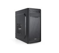 TOOQ TQC-5701-SP - Caja Semitorre ATX/MicroATX/Mini-ITX, 1xUSB 3.0, 1xUSB 2.0, 1xUSB-C, Audio HD y Fuente de Alimentación ATX 500W, Negra