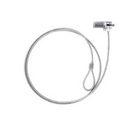 Tooq Cable de Seguridad Universal con Combinación para Portátiles 1.5 metros