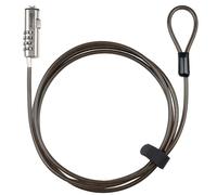 TooQ TQCLKC0035-G Cable de Seguridad Tipo NANO con Combinación para Portátiles 1.5 metros Gris Oscuro