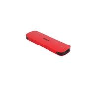 Tooq tqe-2201r - caja externa para ssd m.2 nvme, aluminio, color rojo