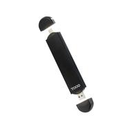 TOOQ TQE-2240B - Caja Externa USB-C/M + USB-A/M para SSD M.2 NGFF/NVMe, Negra