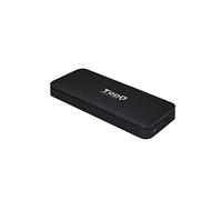 Tooq TQE-2280B - Carcasa para SSD M.2 NVMe PCIe, Conexión USB-C (USB 3.1 Gen2), Aluminio, Indicador de LED, Color Negro, 53 gr.