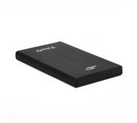 Tooq carcasa externa hdd/sdd 2.5" hasta 9,5mm sata usb 3.0/3.1 gen 1 - negro